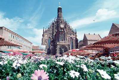 Nürnberg: Frauenkirche und Hauptmarkt