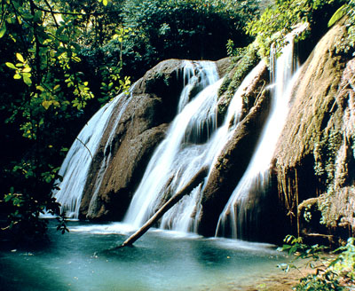 Dominikanische Republik -  Wasserfall