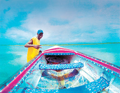 Touristenboot bei Montego Bay - Quelle: Jamaica Tourist Board 