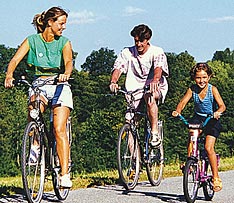 Radwandern mit der Familie