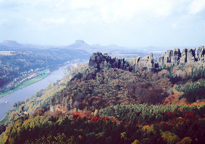 Elbe und Schrammsteine