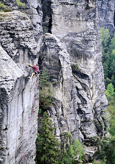 Klettern in der Sächsischen Schweiz