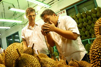 Singapur - Durian - Bildquelle: Singapore Tourist Board