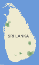 Karte Sri Lanka